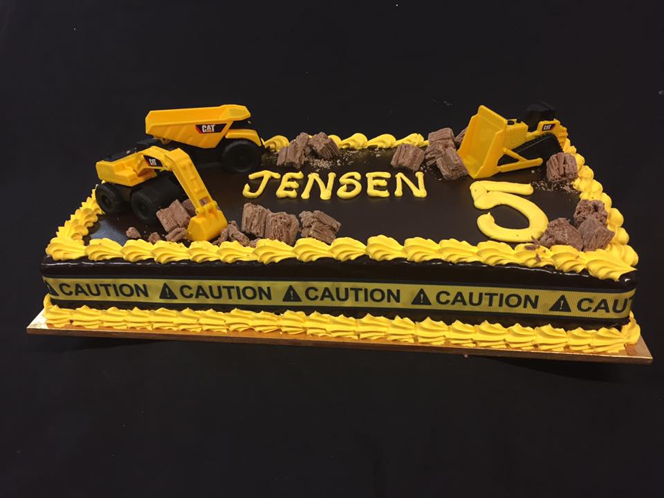 Construction Cake 5th Birthday